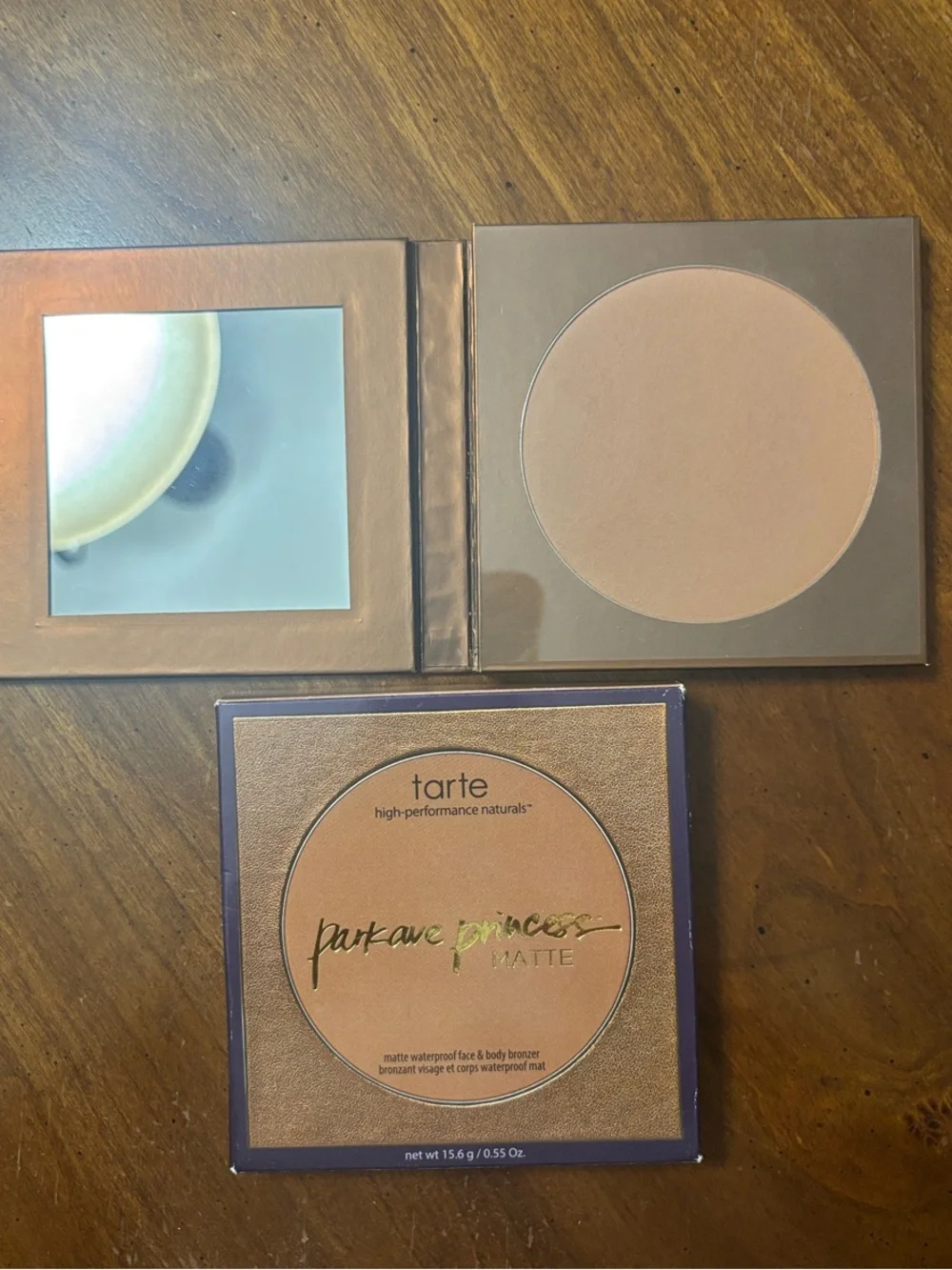 tarte matte bronzer compact in light-medium
